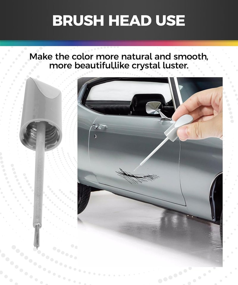 UBOG Car Paint Scratch Repair,Touch Up Paint for Cars,Touch Up Paint Pen,Car Accessories Car Scratch Repair,Car Touch Up Paint,Car Scratch Remover Pen,Car Paint Pen for Erase Car Scratches (Silver) - Image 4